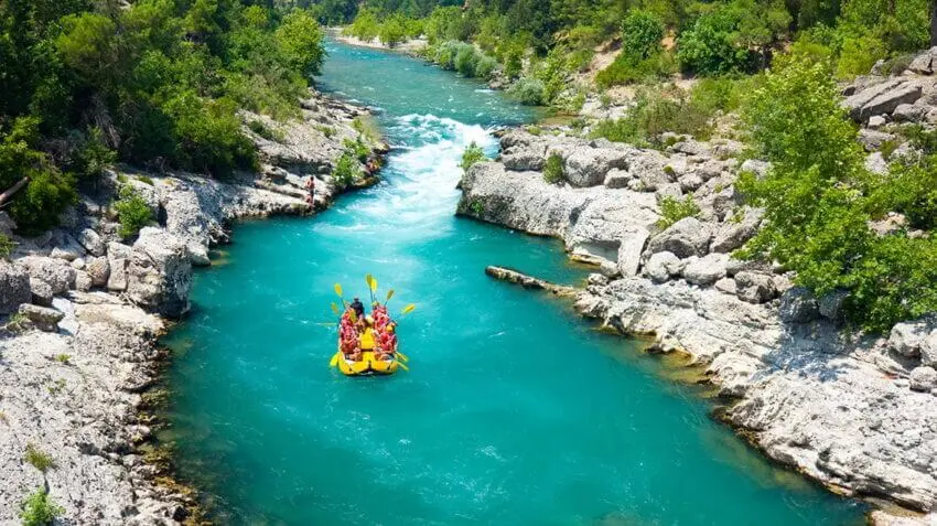 Alanya Rafting In Koprulu Canyon