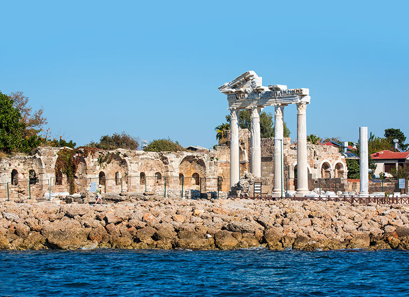 Side Ancient City, Ancient Cities Of Antalya, Temple Of Apollo