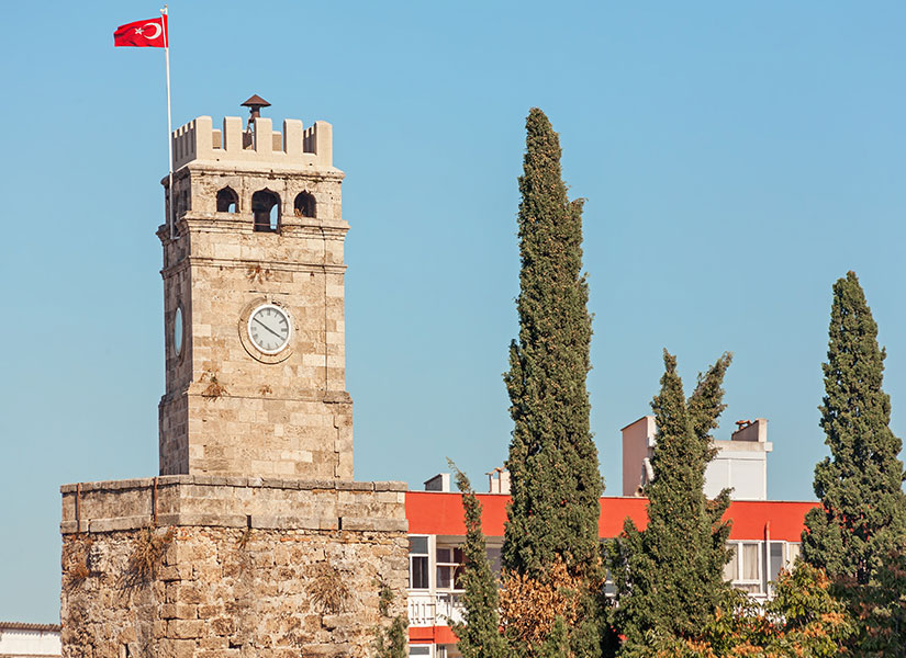 Places To Visit In Antalya, Buildings To See In Antalya, Antalya Historical Clock Tower