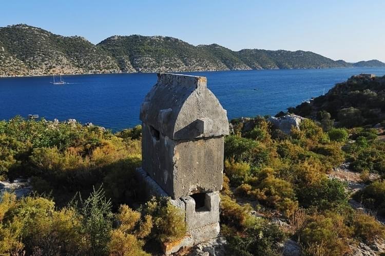 Kaleköy Natural Ancient City View