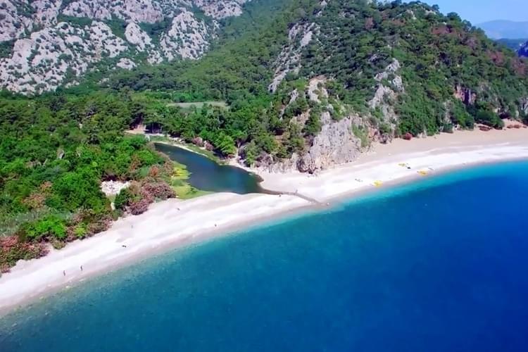 Olympos Beach Bird'S Eye View